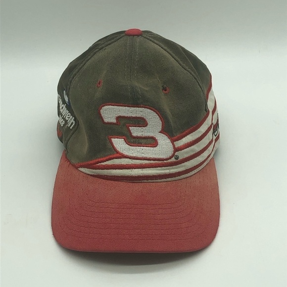 Vintage Dale Earnhardt Sr Hat Adjustable Snapback Nascar Chase Authentics 90s - Picture 2 of 9